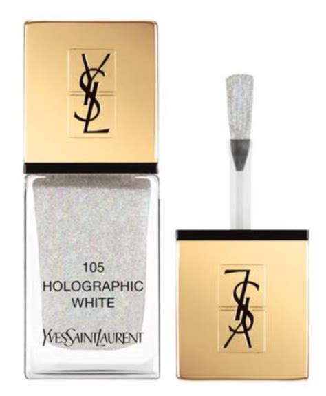 ysl holographic white nail polish|YSL beauty nail varnish.